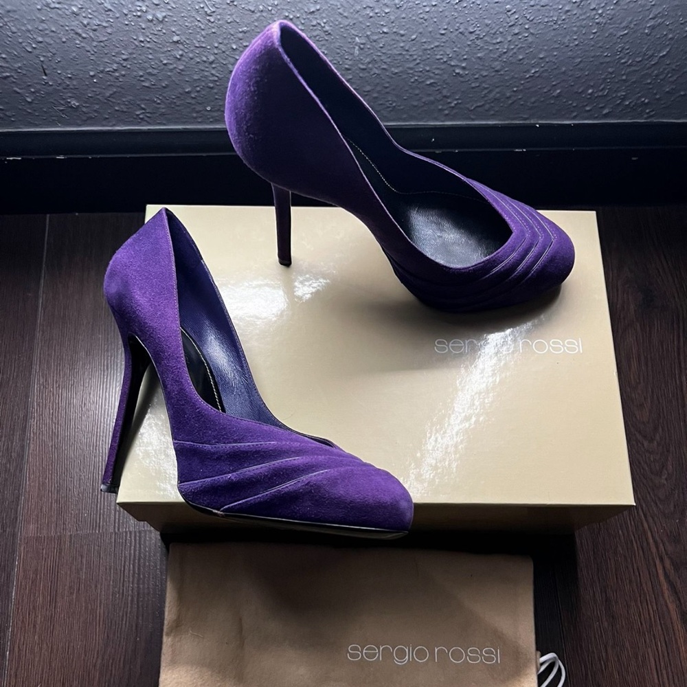 Sergio Rossi Purple Pumps / Heels